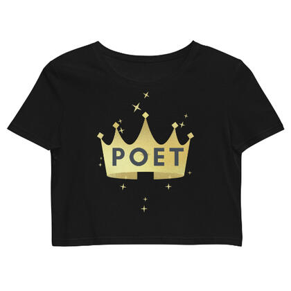 Crown Poet - Women's Organic Crop Top