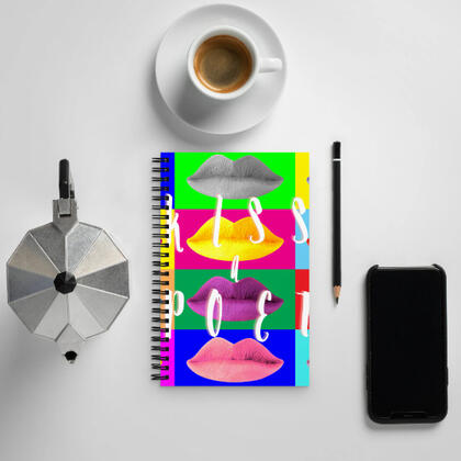 Funtional Kiss A Poet Spiral Notebook